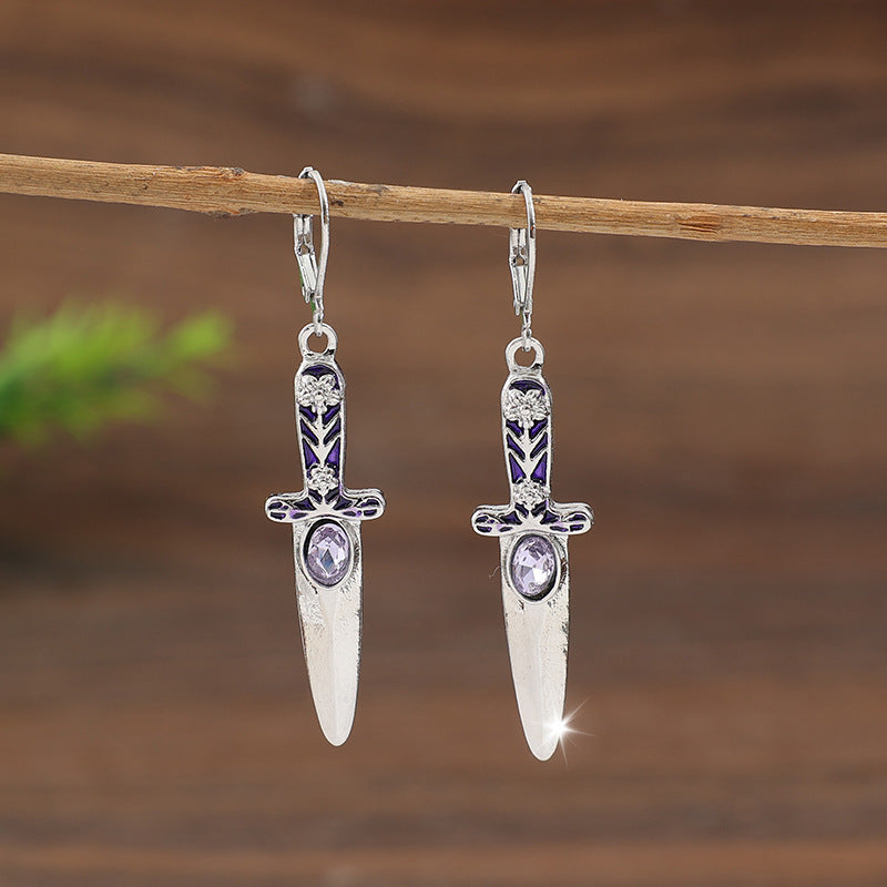 Floral Cross Earrings - product image 9