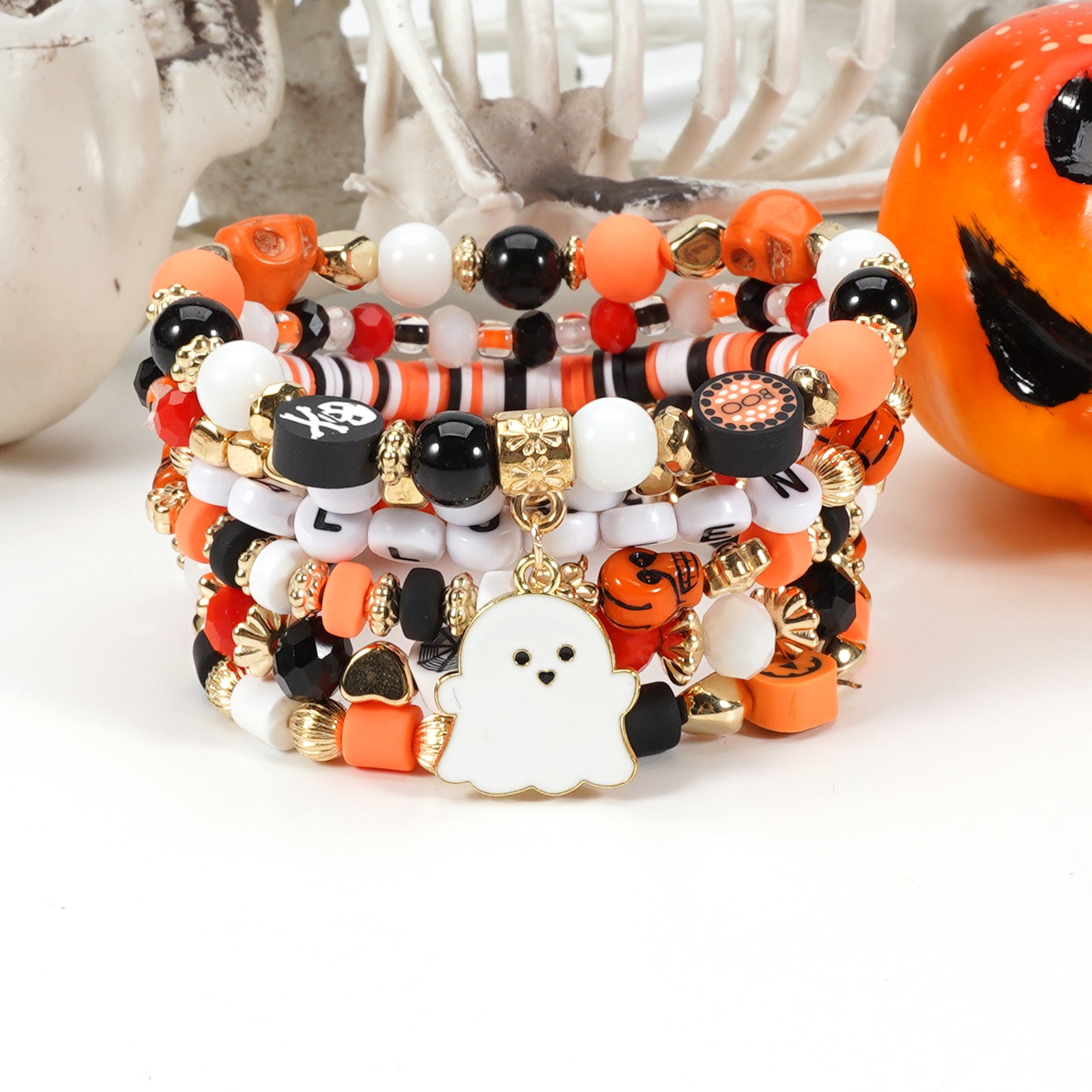 Cross Beaded Bracelet