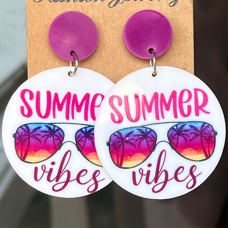Cross Acrylic Earrings - product image 6