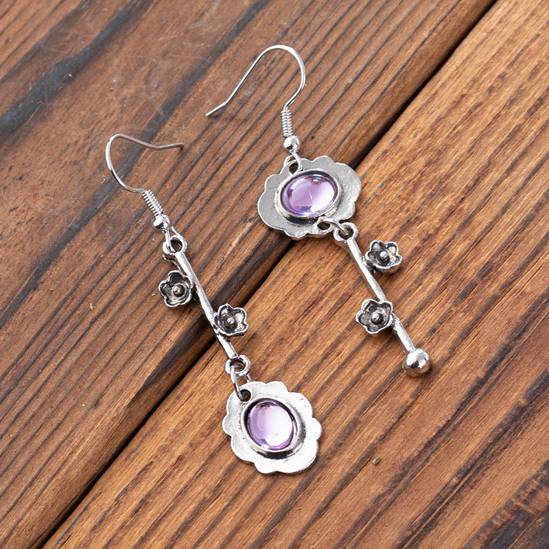 Cross Crystal Earrings - product image 2