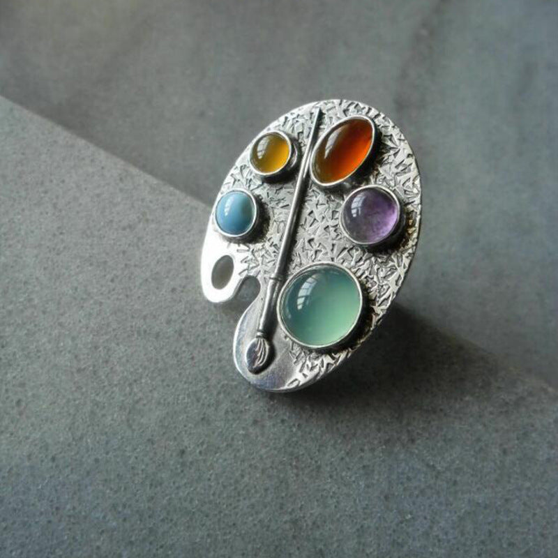 Vintage Geometric Ring - product image 1