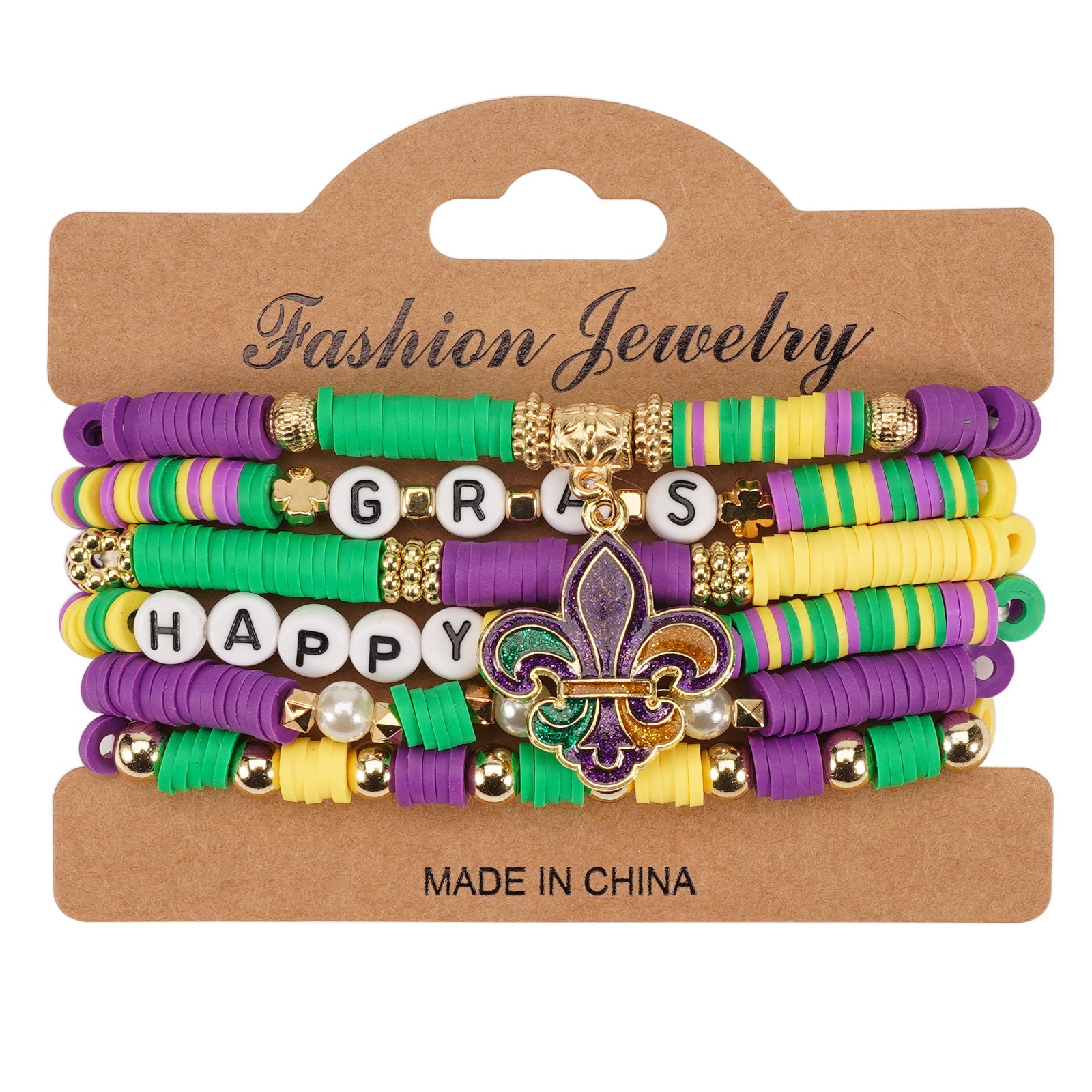 Brazilian Carnival Bracelet Mardi Gras Hat - Face Mask - Pendant - - product image 5