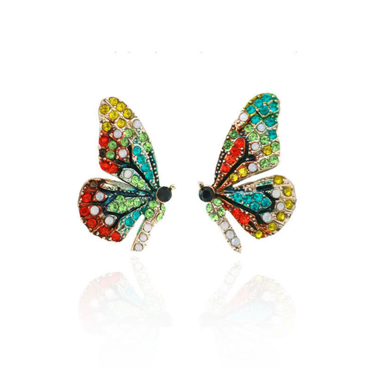 Heart Cross Butterfly Crystal Earrings for Women - product image 6