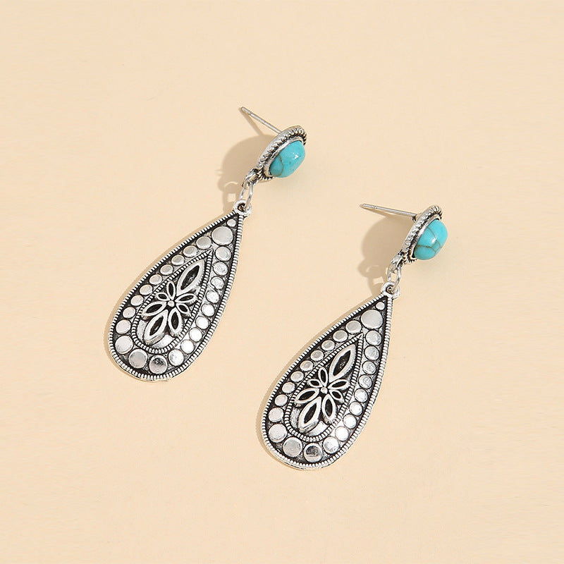 Turquoise Vintage Earrings for Women - product image 2