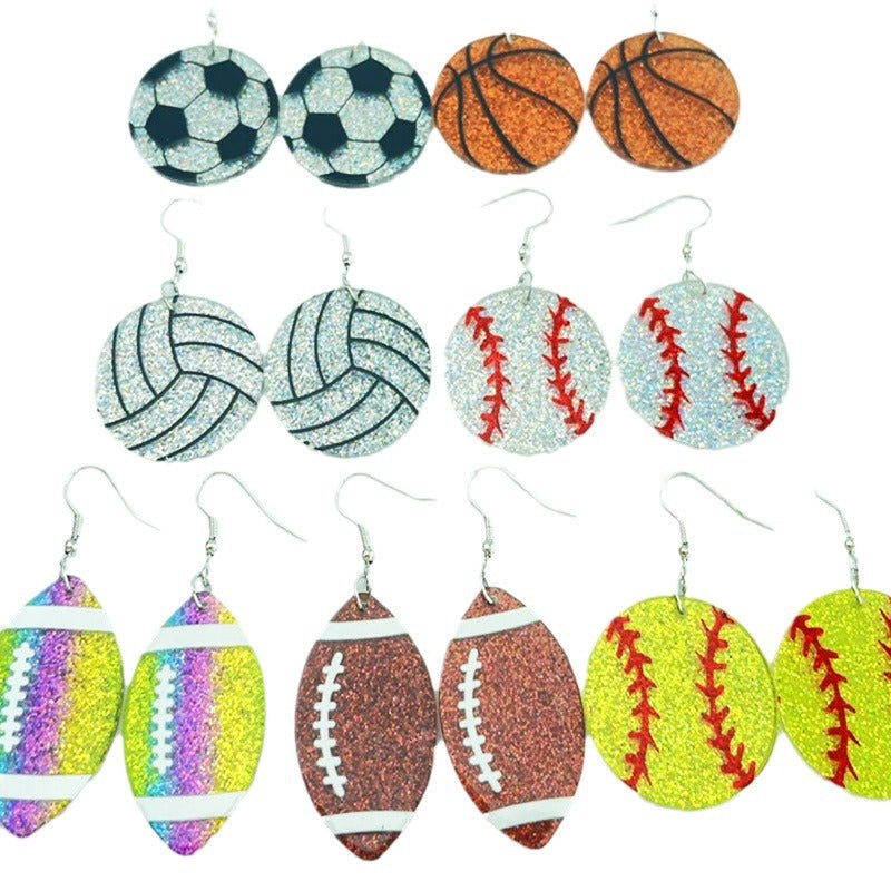 Cross Acrylic Earrings - product image 3