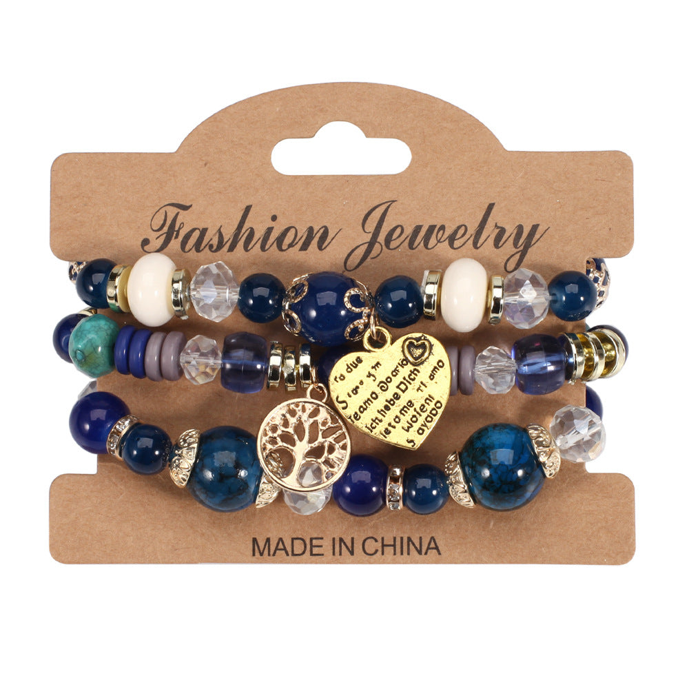 Boho Heart Cross Beaded Necklace - product image 11