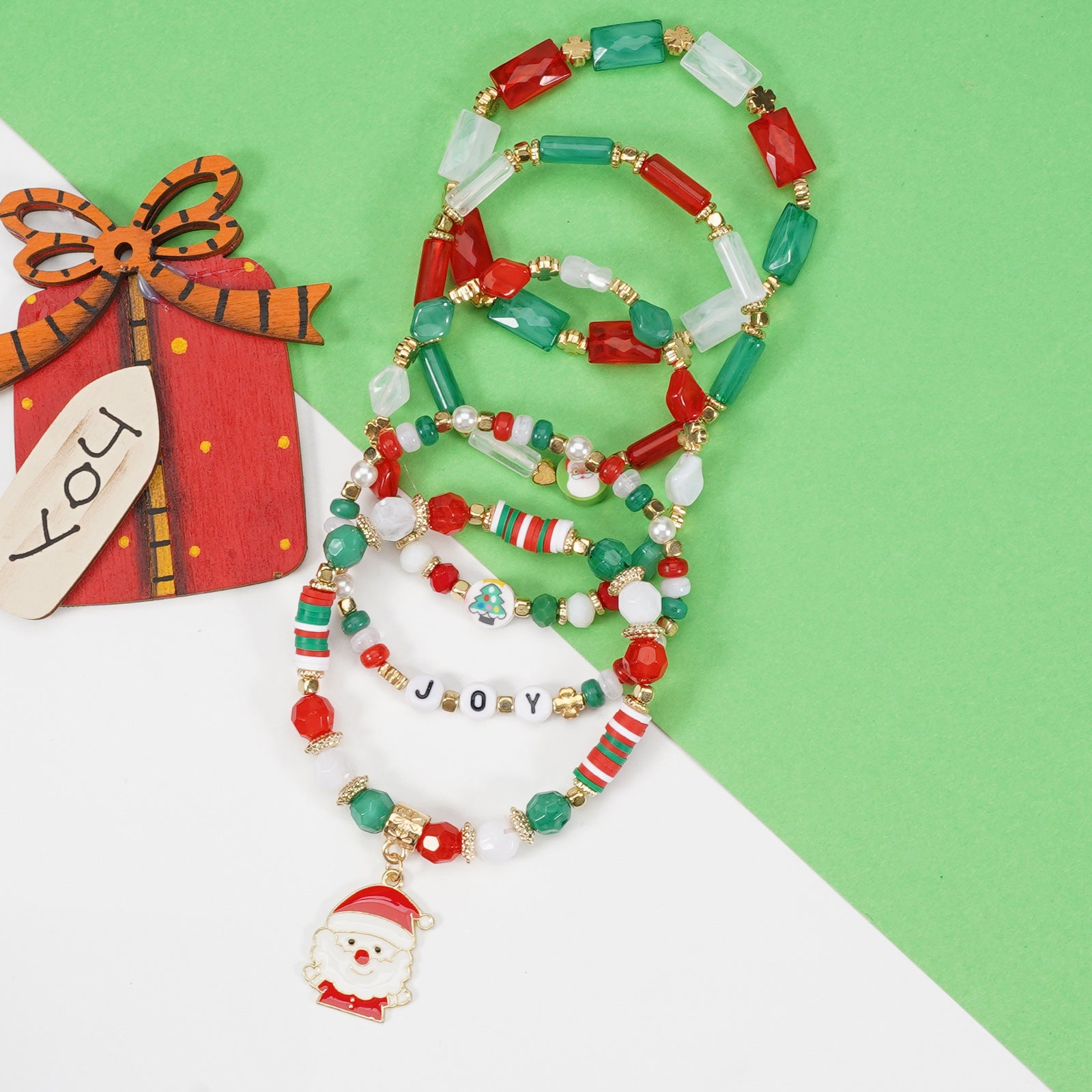 Christmas Bracelet Snowman - Christmas Tree - Santa Claus - Reindeer Antlers - product image 28
