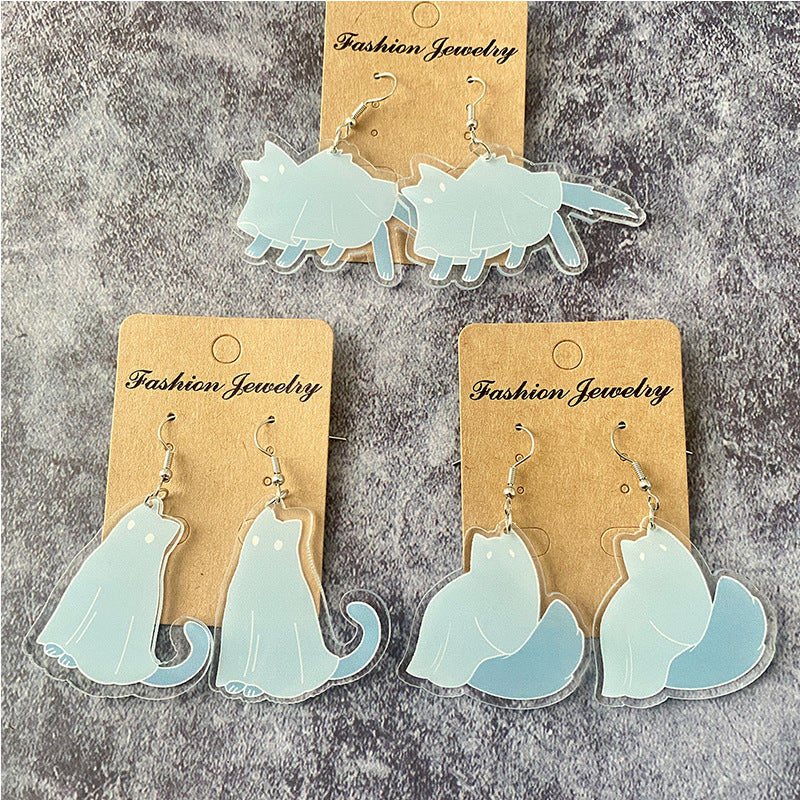 Statement Cross Acrylic Earrings - product image 1
