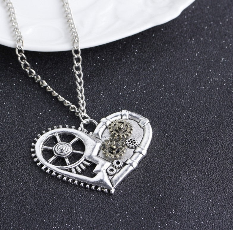 Vintage Heart Butterfly Bee Necklace - product image 12