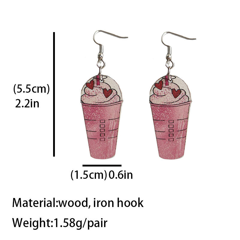 Heart Cross Earrings - product image 4