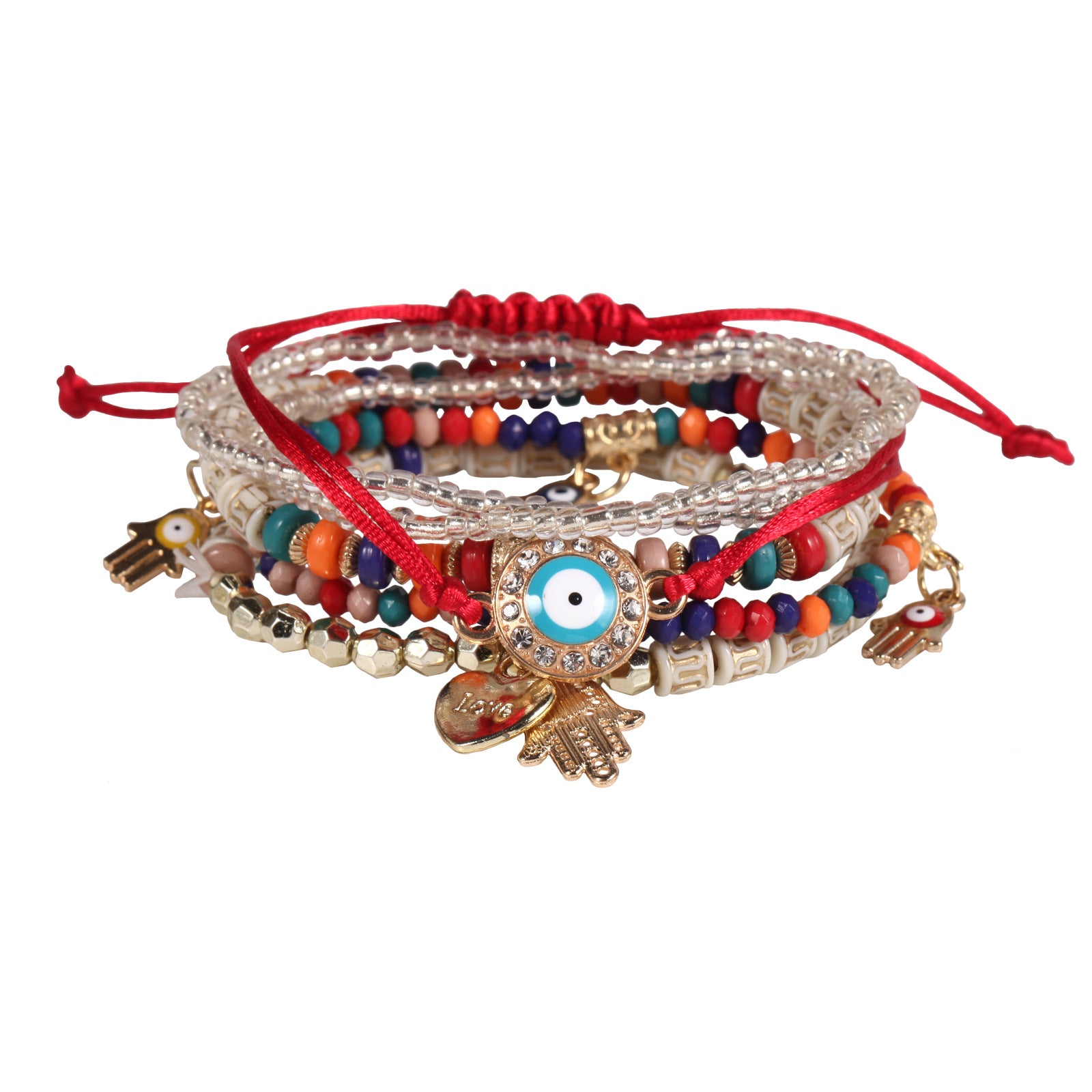 Cross Beaded Bracelet