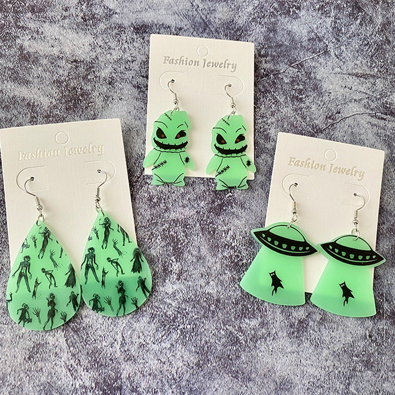 Cross Acrylic Earrings - product image 3