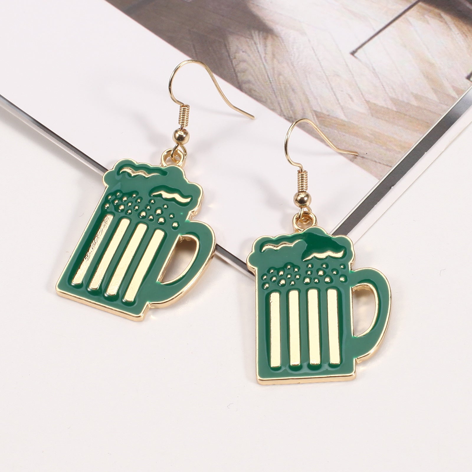 Flag Wine Glass Earrings - product image 24