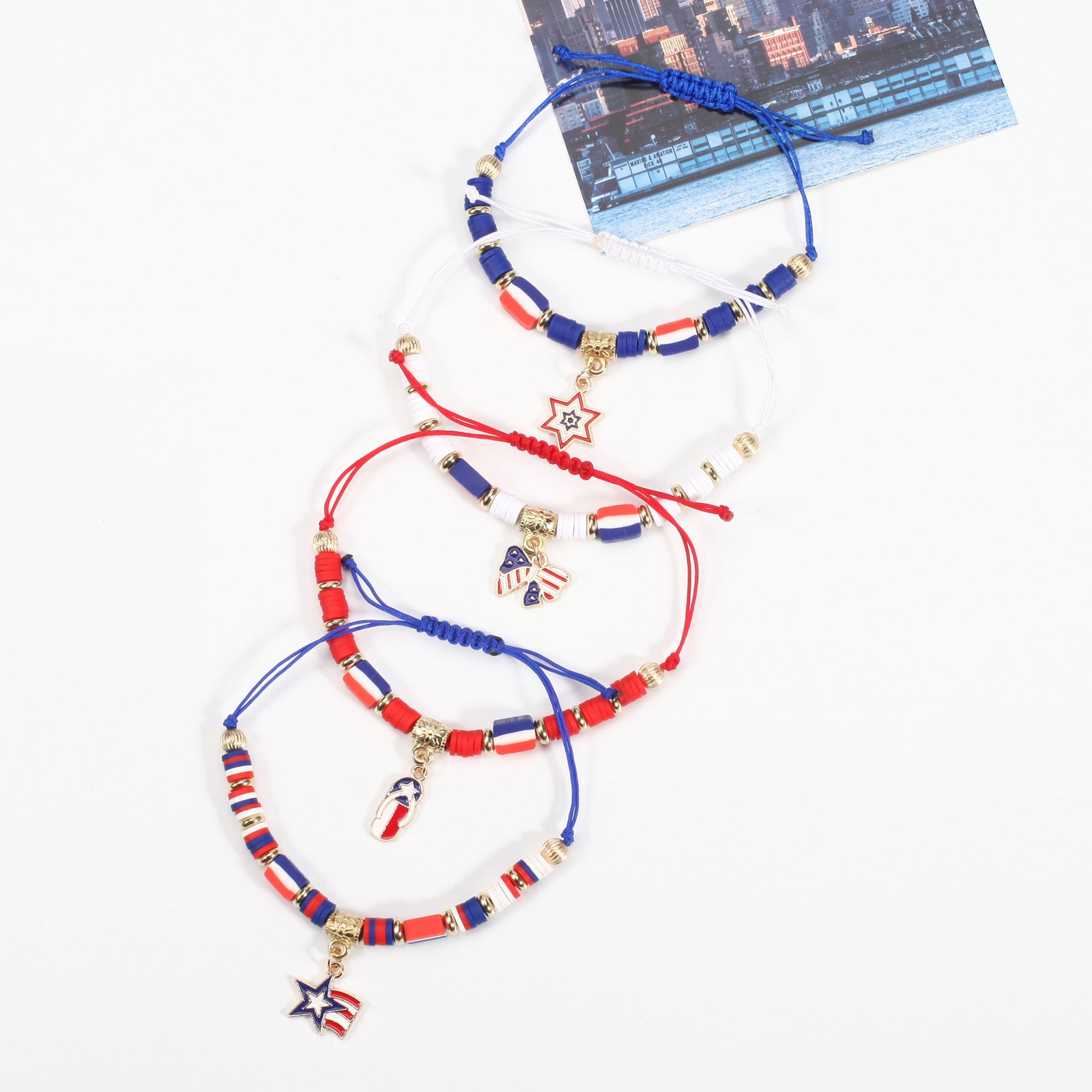 Heart Flag Butterfly Bracelet - product image 3