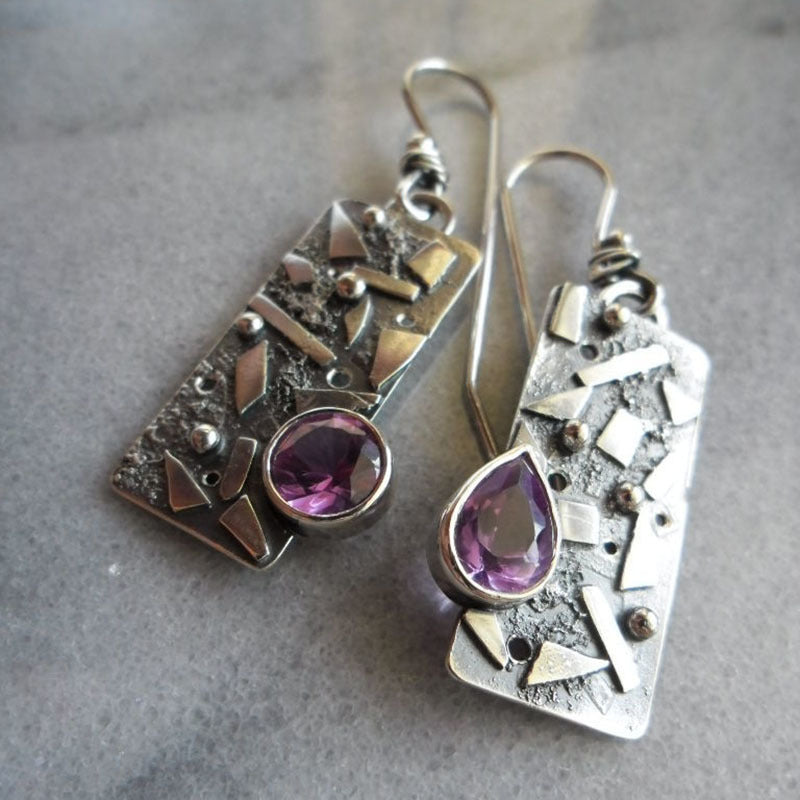 Vintage Geometric Cross Earrings - product image 1