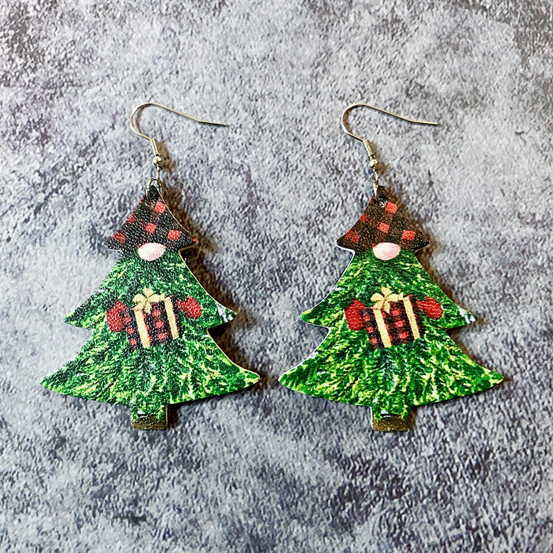 Cross Leather Earrings - product image 10