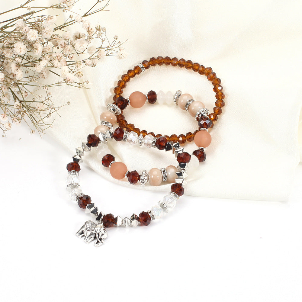 Boho Cross Beaded Necklace - product image 4