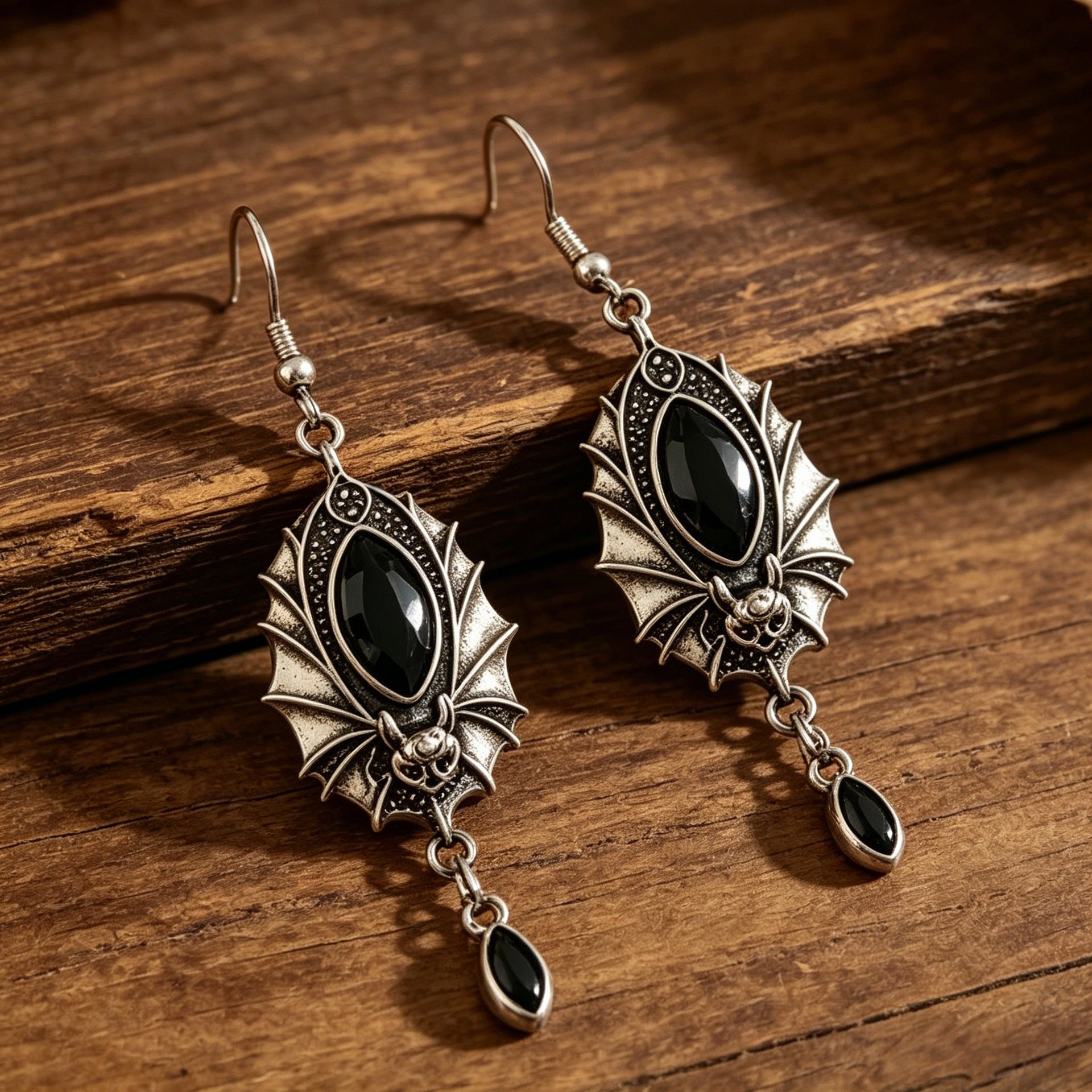Vintage Cross Crystal Earrings - product image 3
