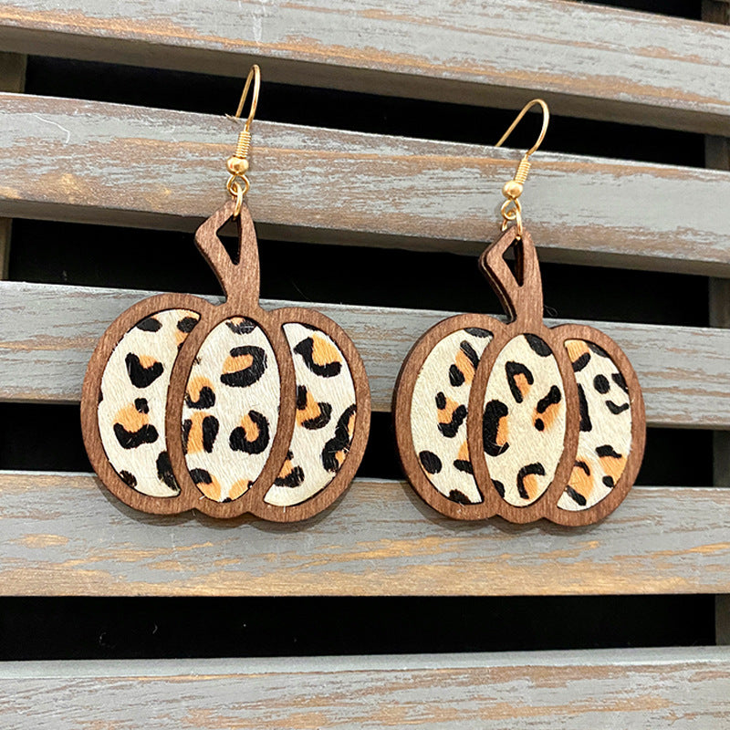 Cross Leather Earrings - product image 3