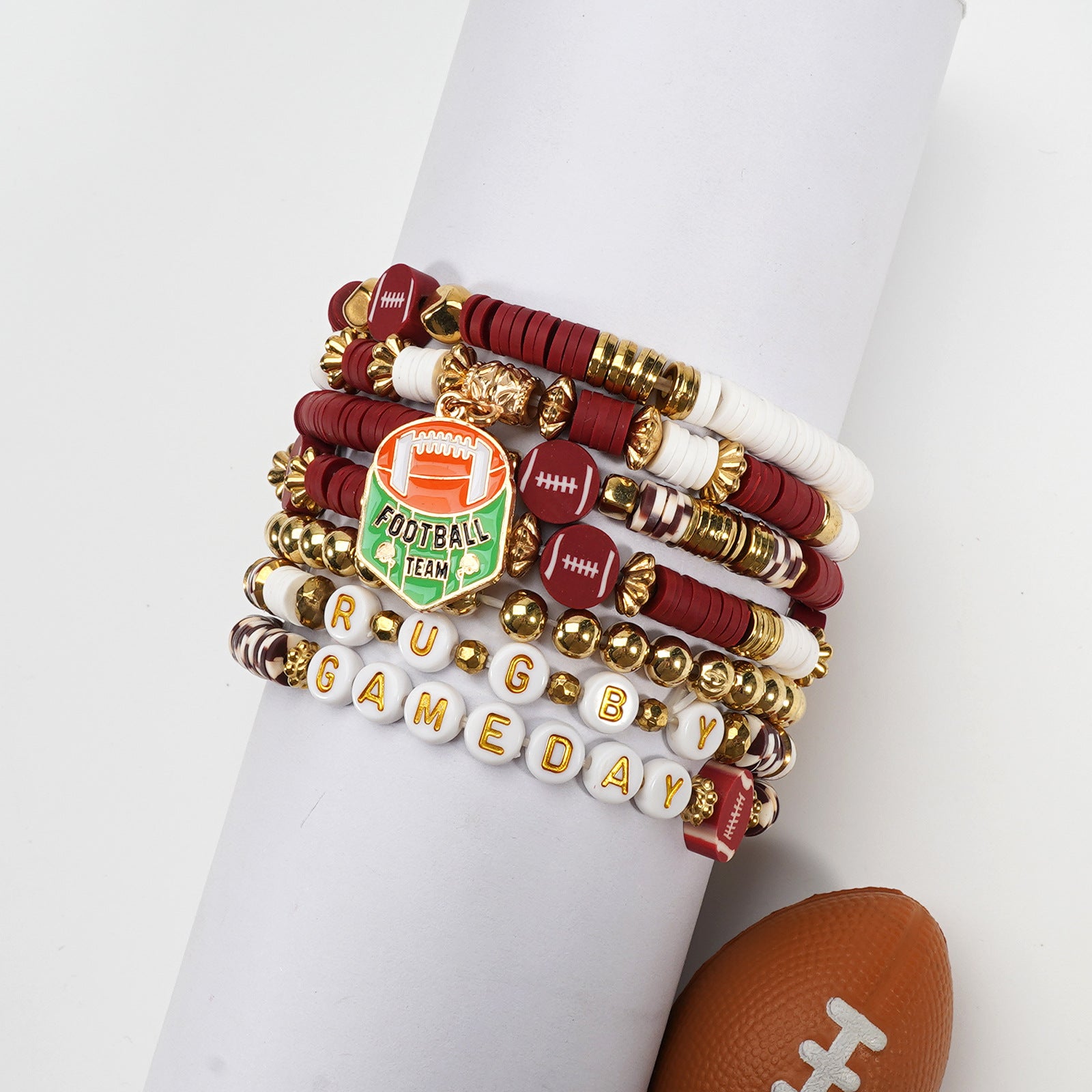 Football Bracelet Game Day Bracelet Game Day Football Mom Fan Wristband for - product image 28