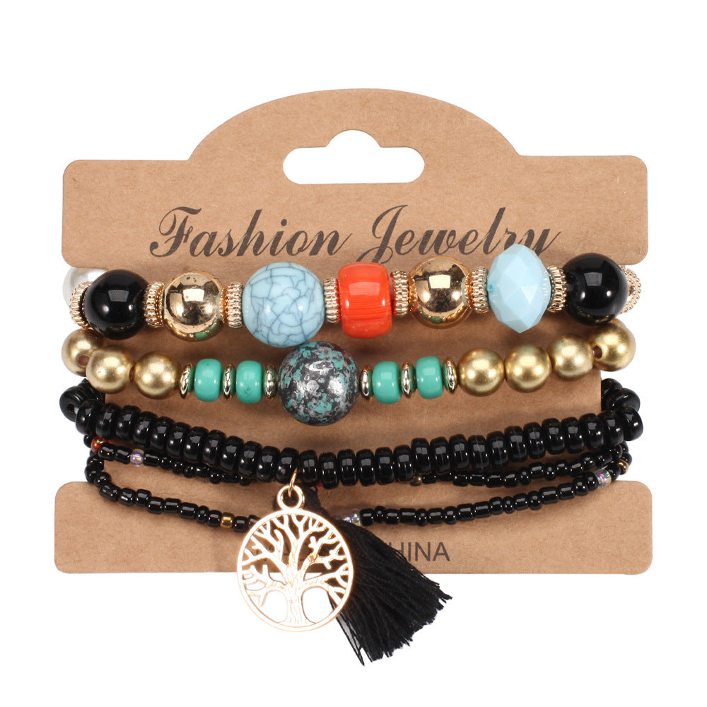 Boho Beaded Crystal Bracelet - product image 7