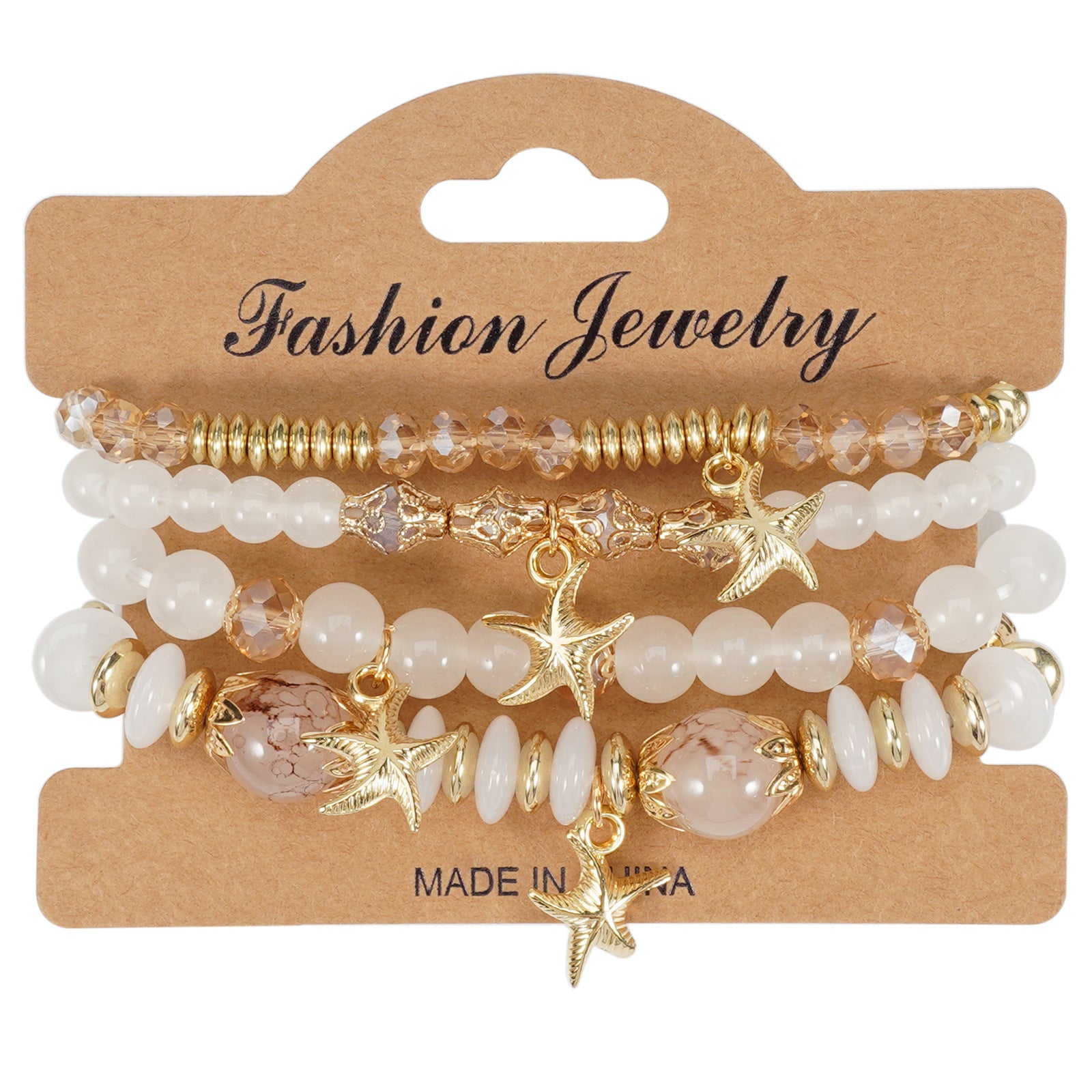 Boho Cross Beaded Crystal Necklace - product image 6