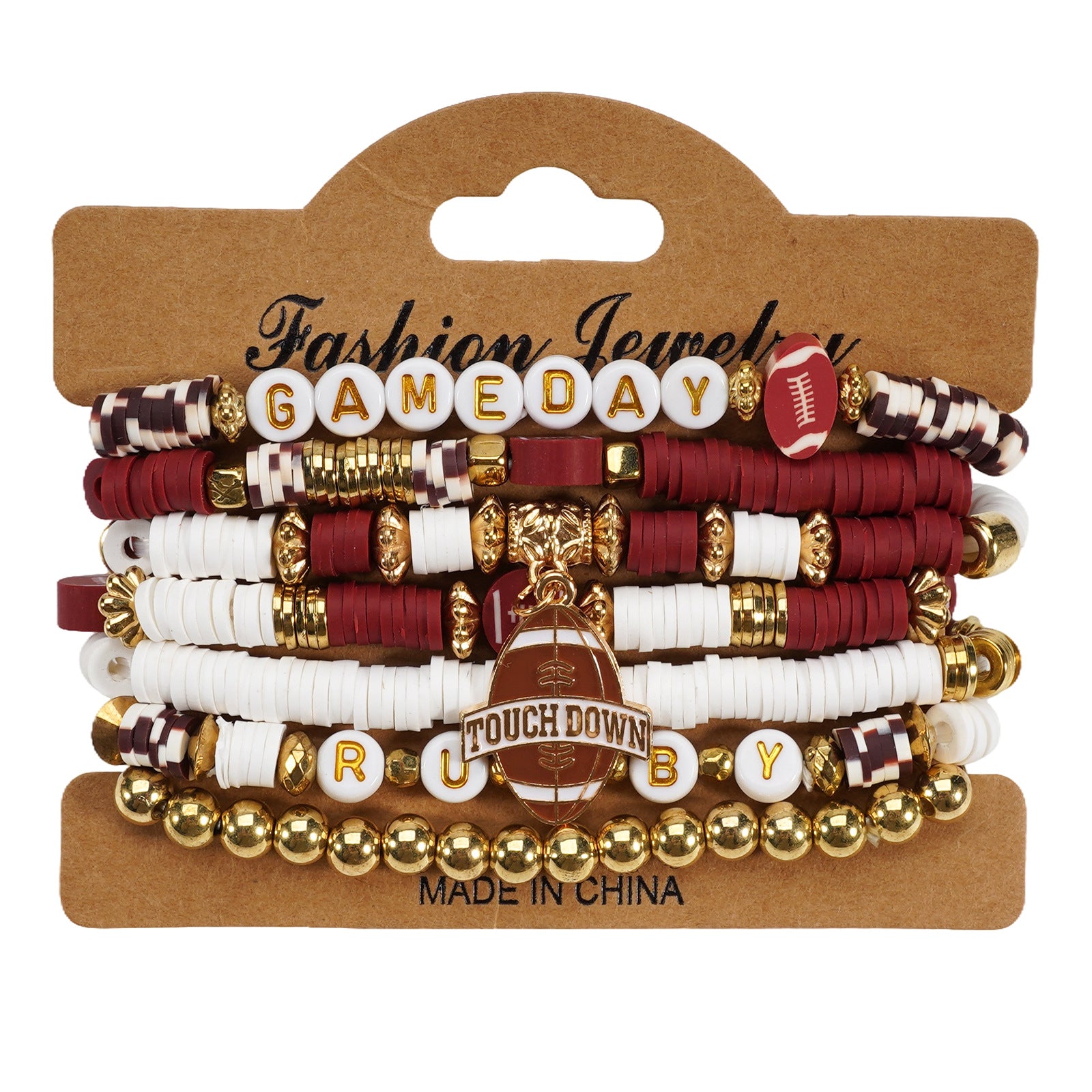 Football Bracelet Game Day Bracelet Game Day Football Mom Fan Wristband for - product image 6