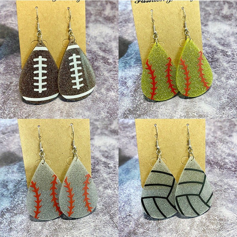 Cross Acrylic Earrings - product image 1
