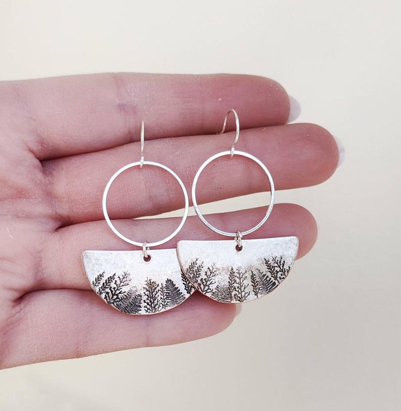Vintage Geometric Cross Earrings for Women