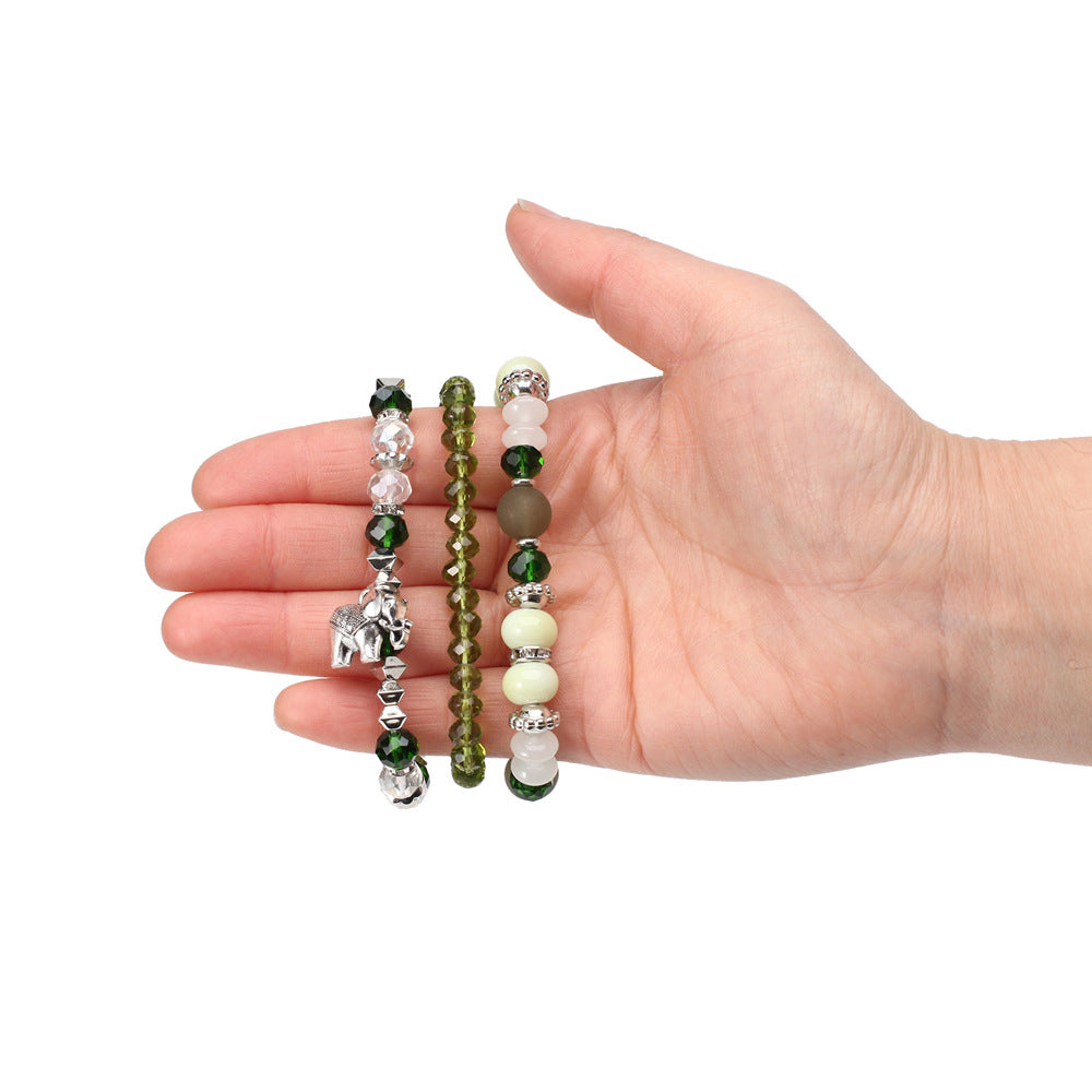 Boho Cross Beaded Necklace - product image 3
