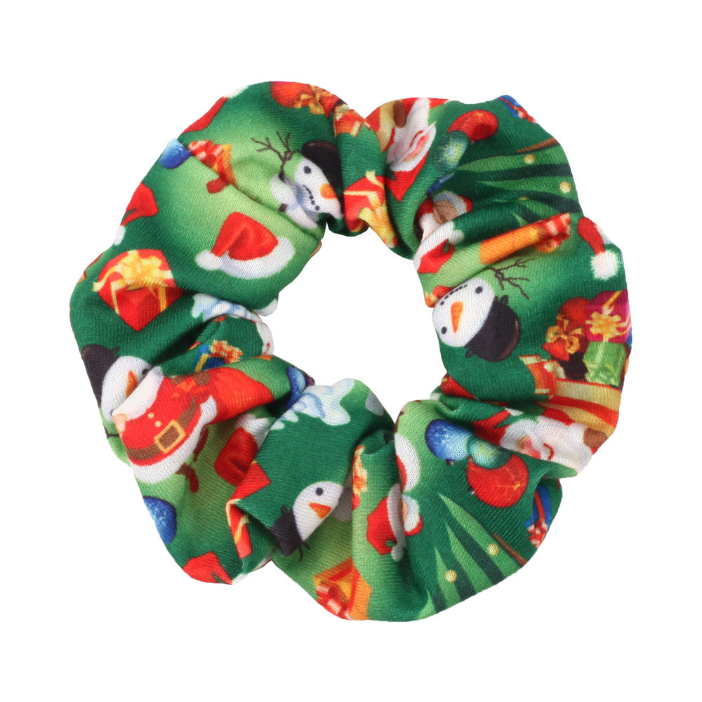 Christmas Hair Tie - Snowman - Bell - Santa Claus - Reindeer Antlers - Hat - - product image 5