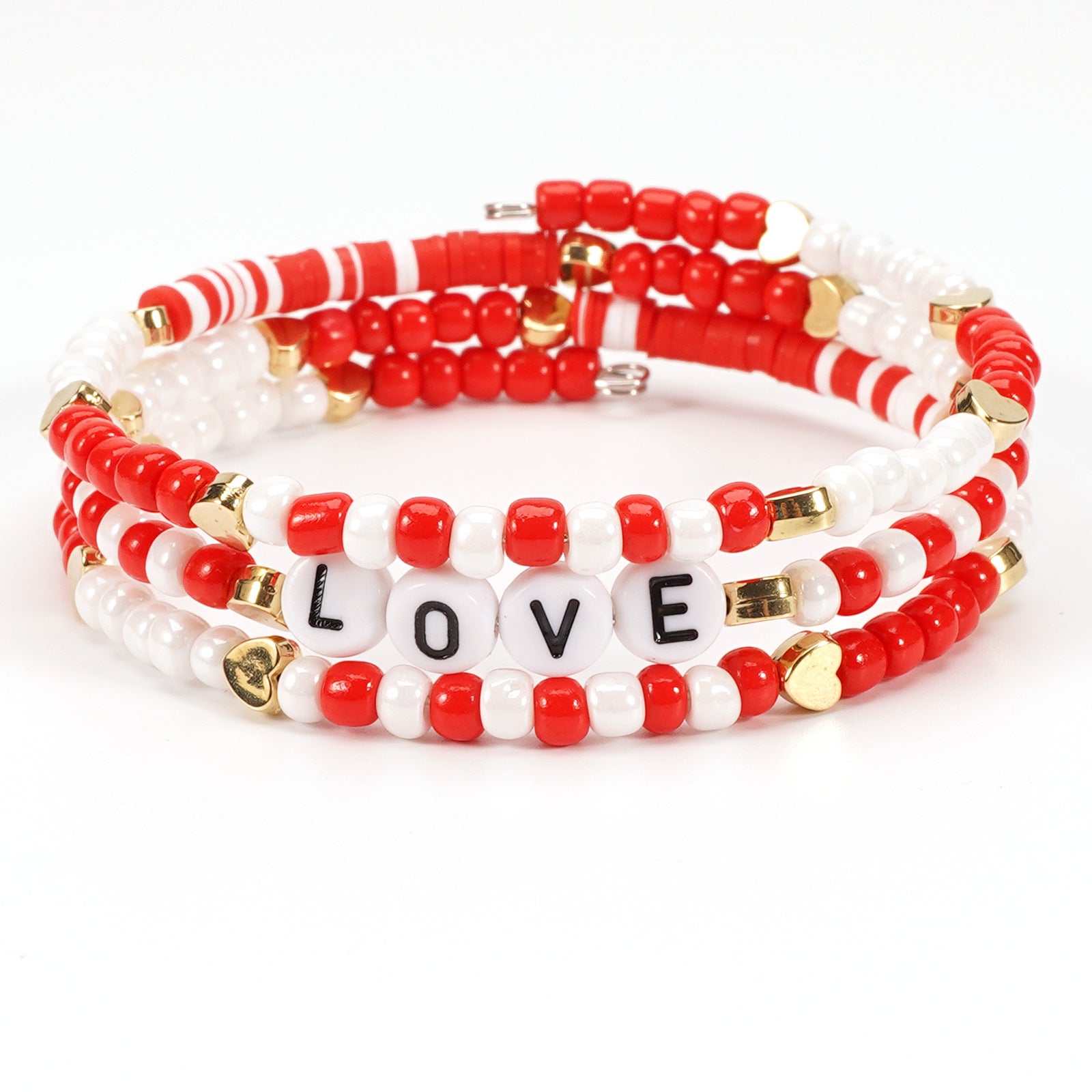 Heart Beaded Bracelet