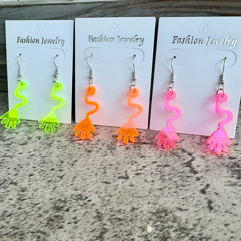 Vintage Acrylic Earrings - product image 1