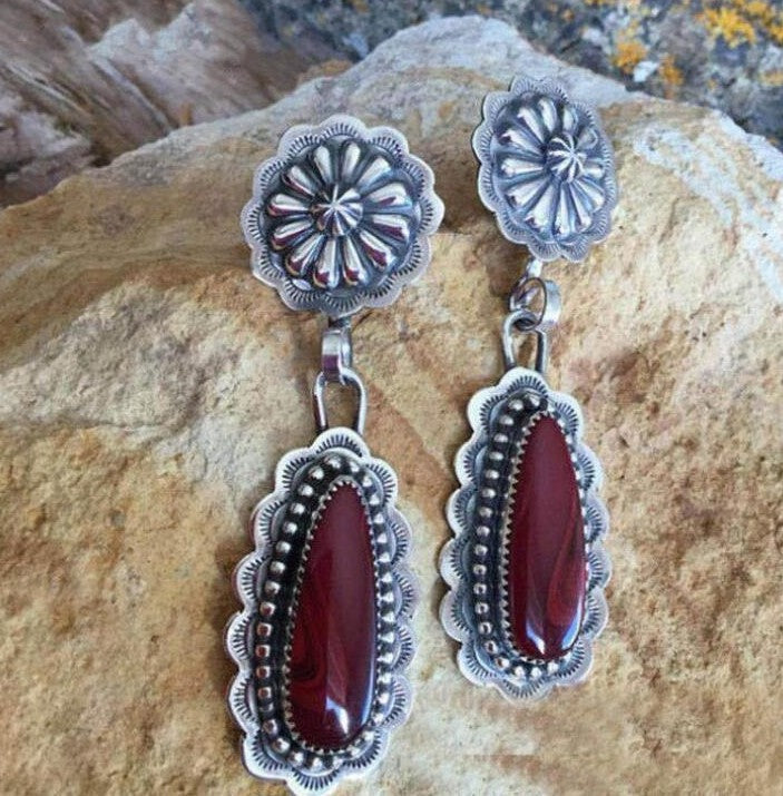 Earrings Inlaid with Sea Blue Topaz for Women Creative Rotating Water Drop - product image 30