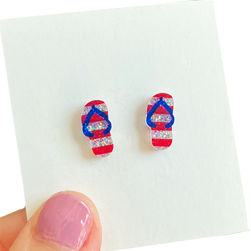 Supply Earrings for Independence Day - Small - Exquisite - Shiny - product image 2