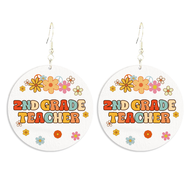 Boho Vintage Cross Wood Earrings - product image 11