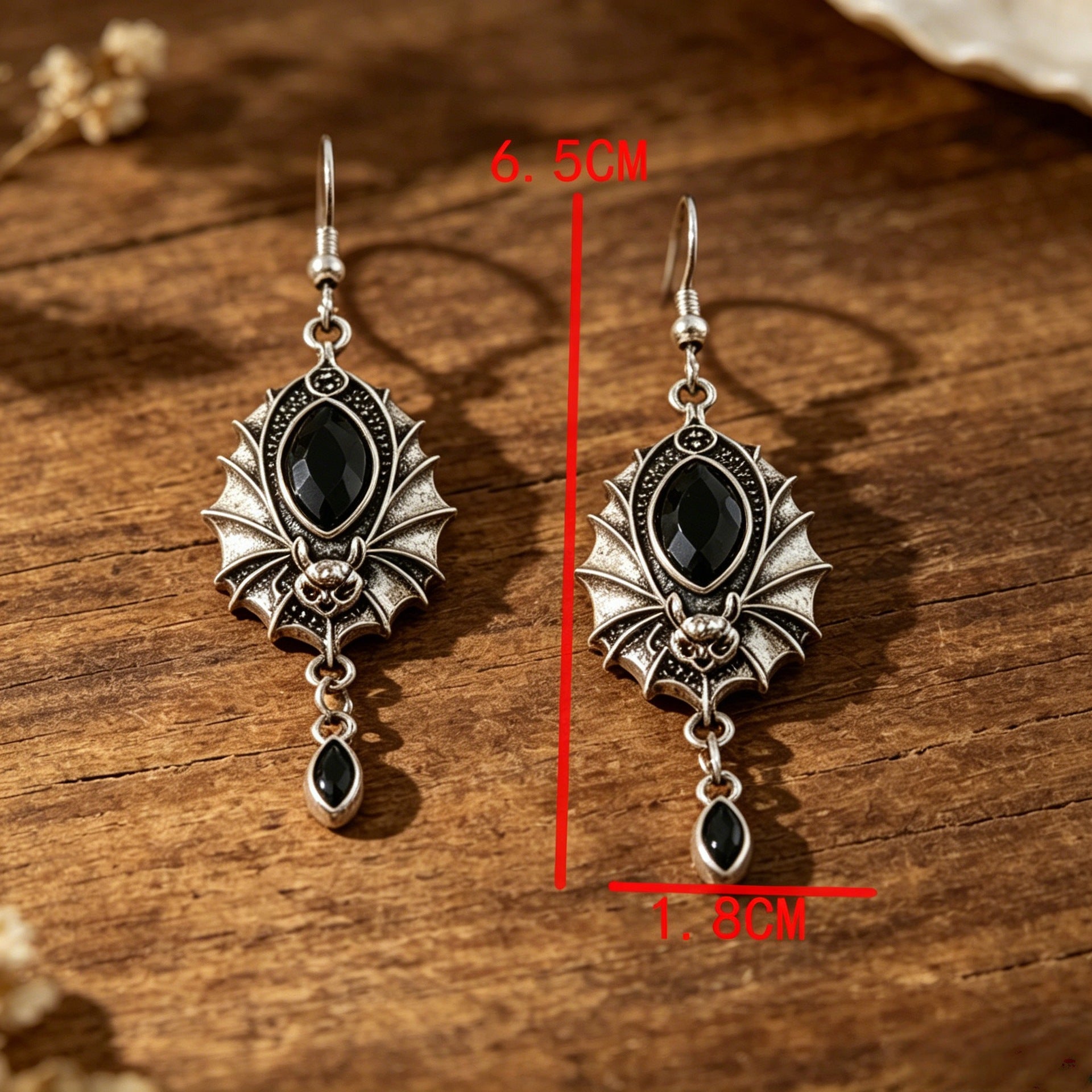 Vintage Cross Crystal Earrings - product image 10