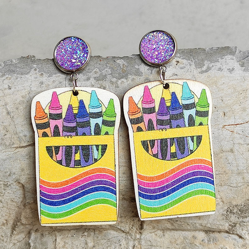 Wood Earrings - product image 2