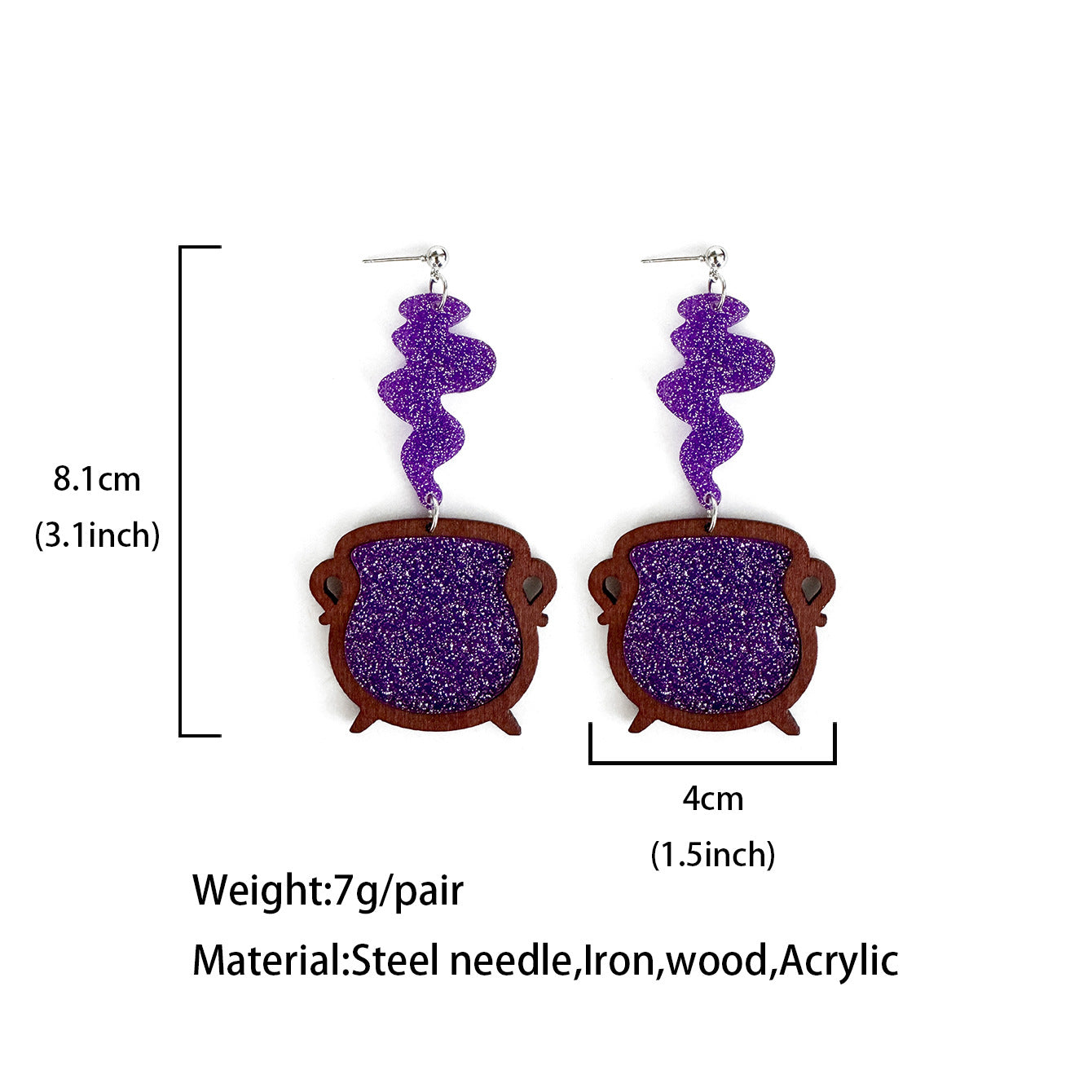 Cross Earrings - product image 4