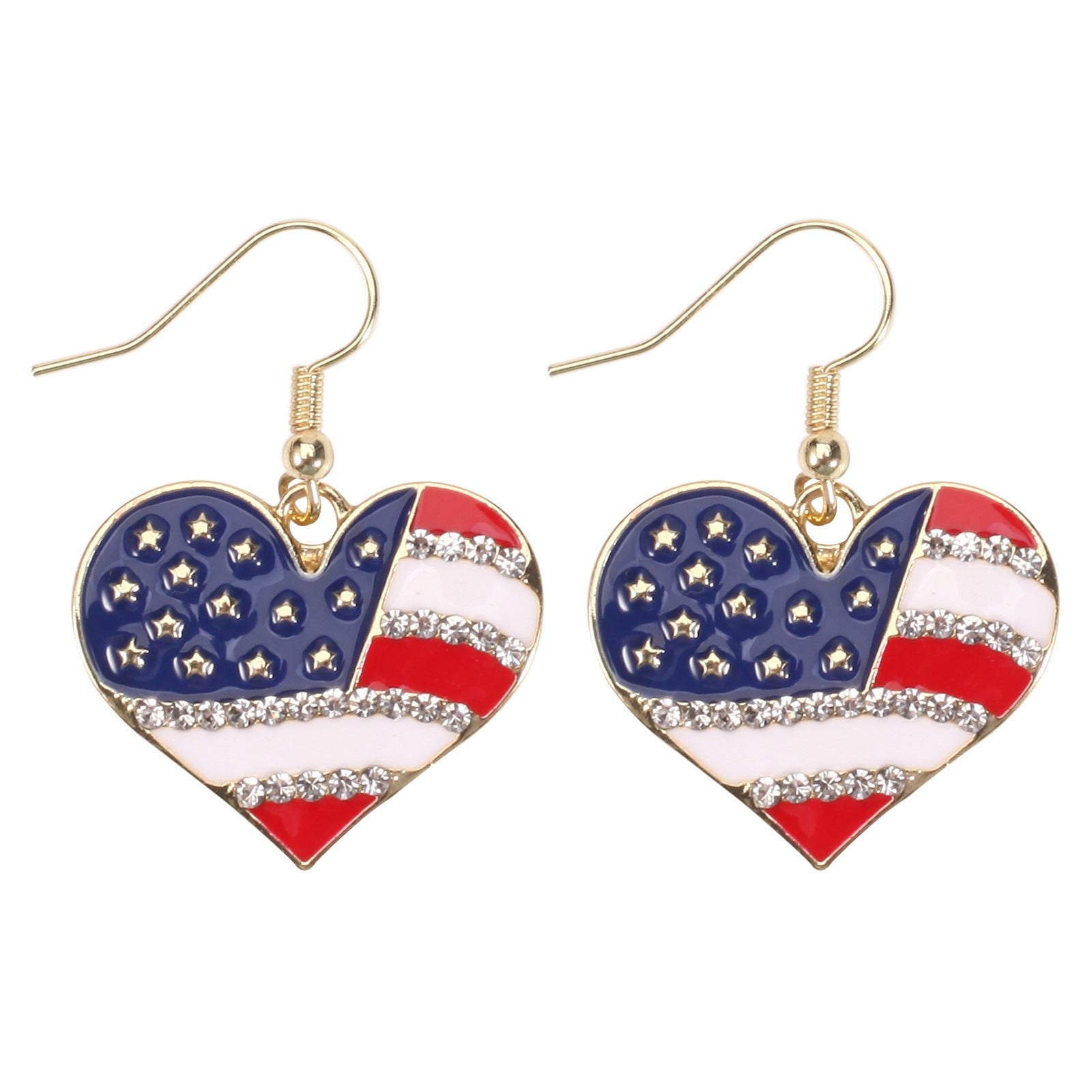 Cross Flag Earrings - product image 7