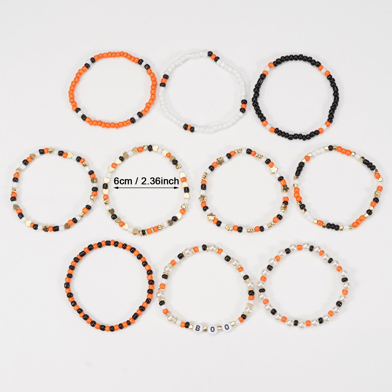 Cross Beaded Bracelet