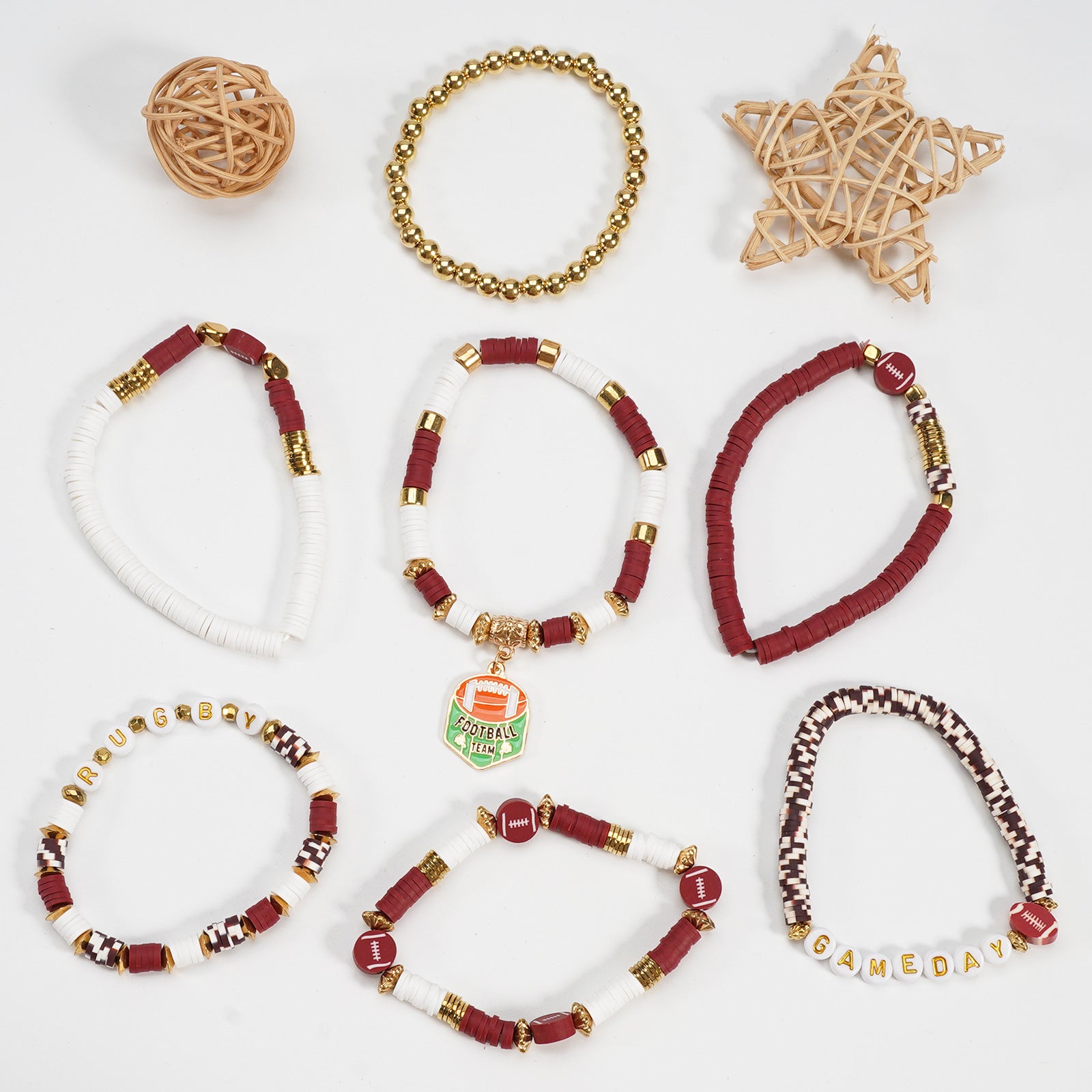 Football Bracelet Game Day Bracelet Game Day Football Mom Fan Wristband for - product image 27