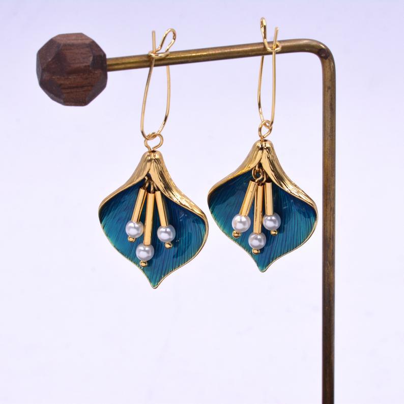 Floral Cross Earrings - product image 18