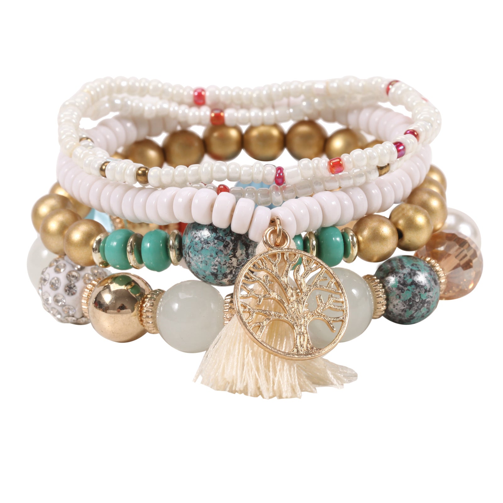 Boho Beaded Crystal Bracelet - product image 5