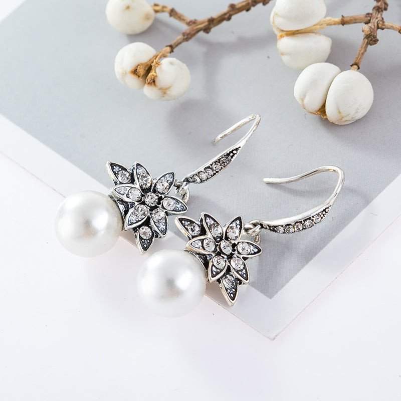 Vintage Floral Earrings for Women