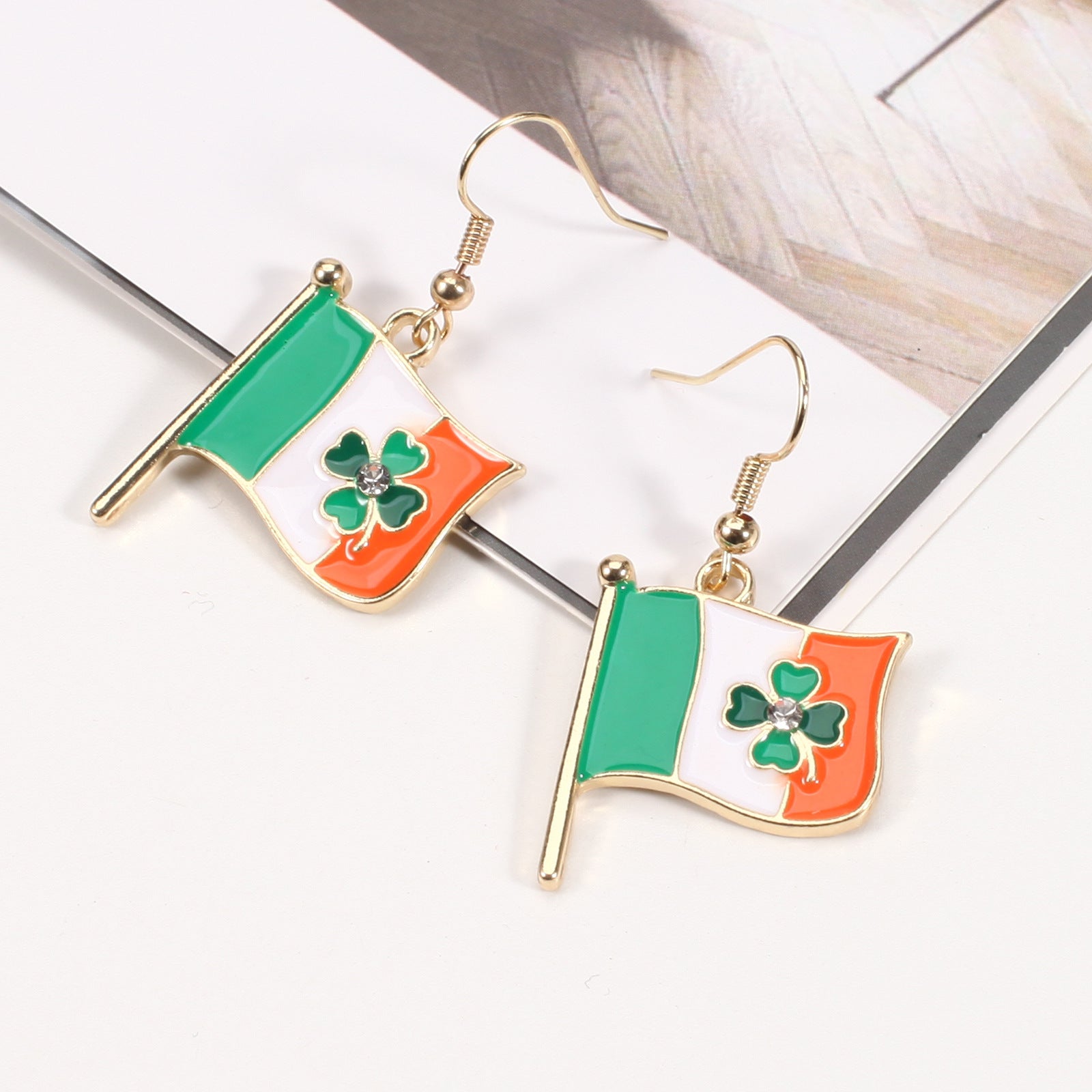 Flag Wine Glass Earrings - product image 45