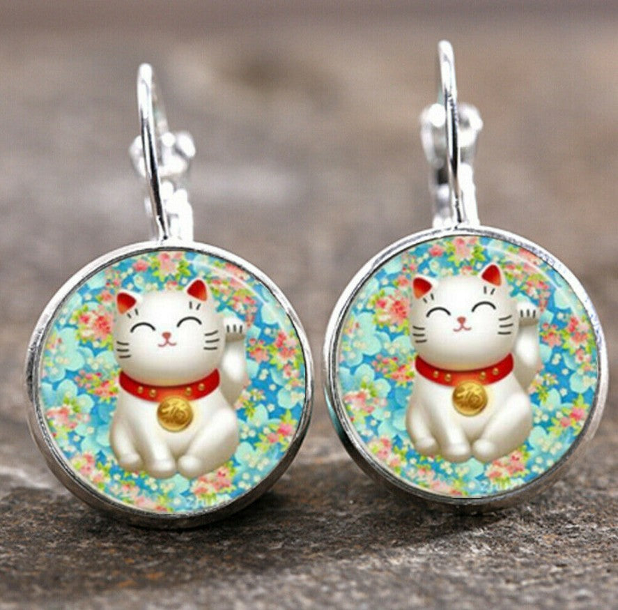 Feather Cross Earrings - product image 12