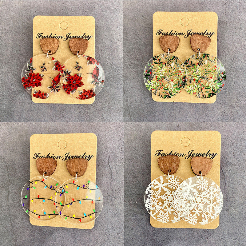 Cross Acrylic Earrings - product image 1