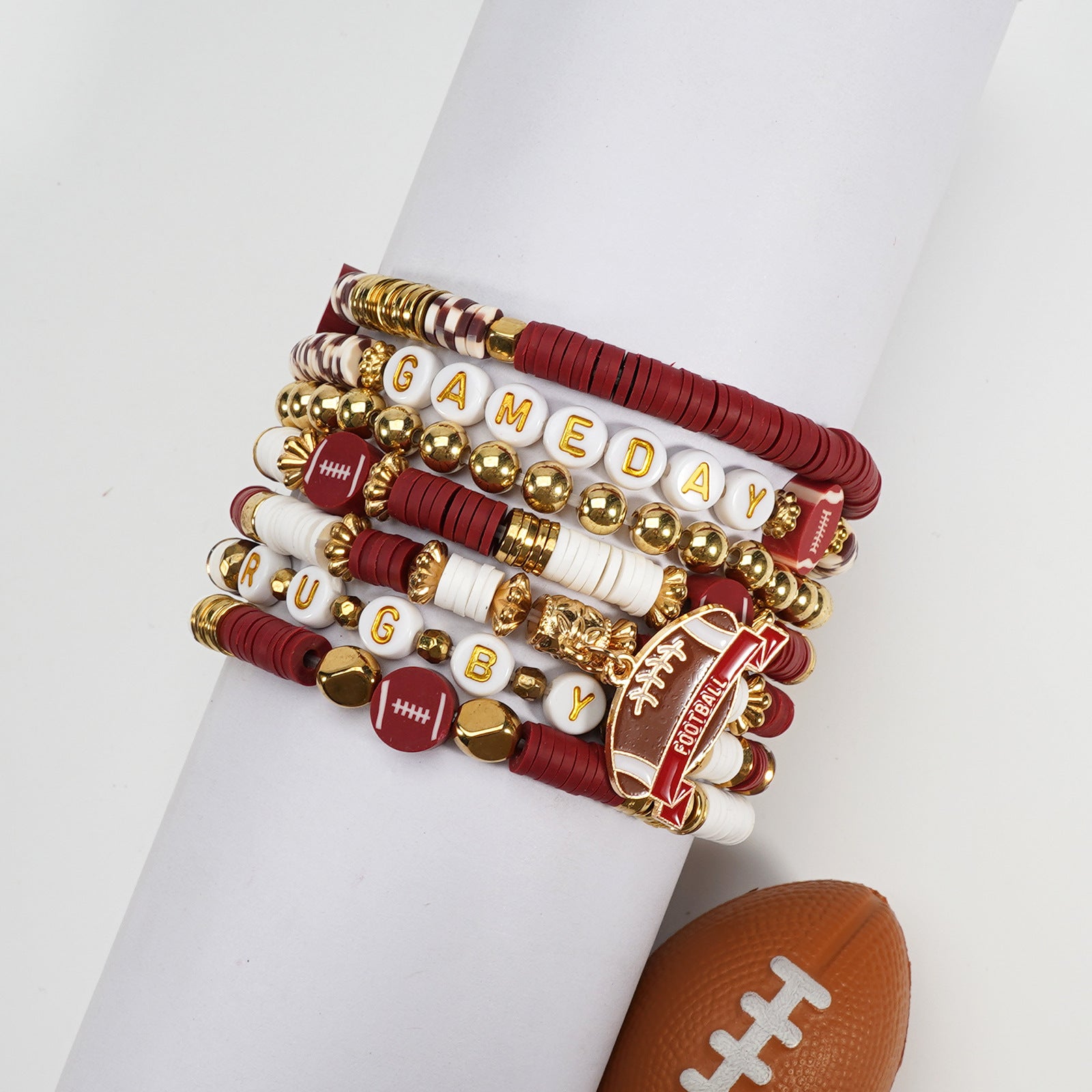 Football Bracelet Game Day Bracelet Game Day Football Mom Fan Wristband for - product image 25