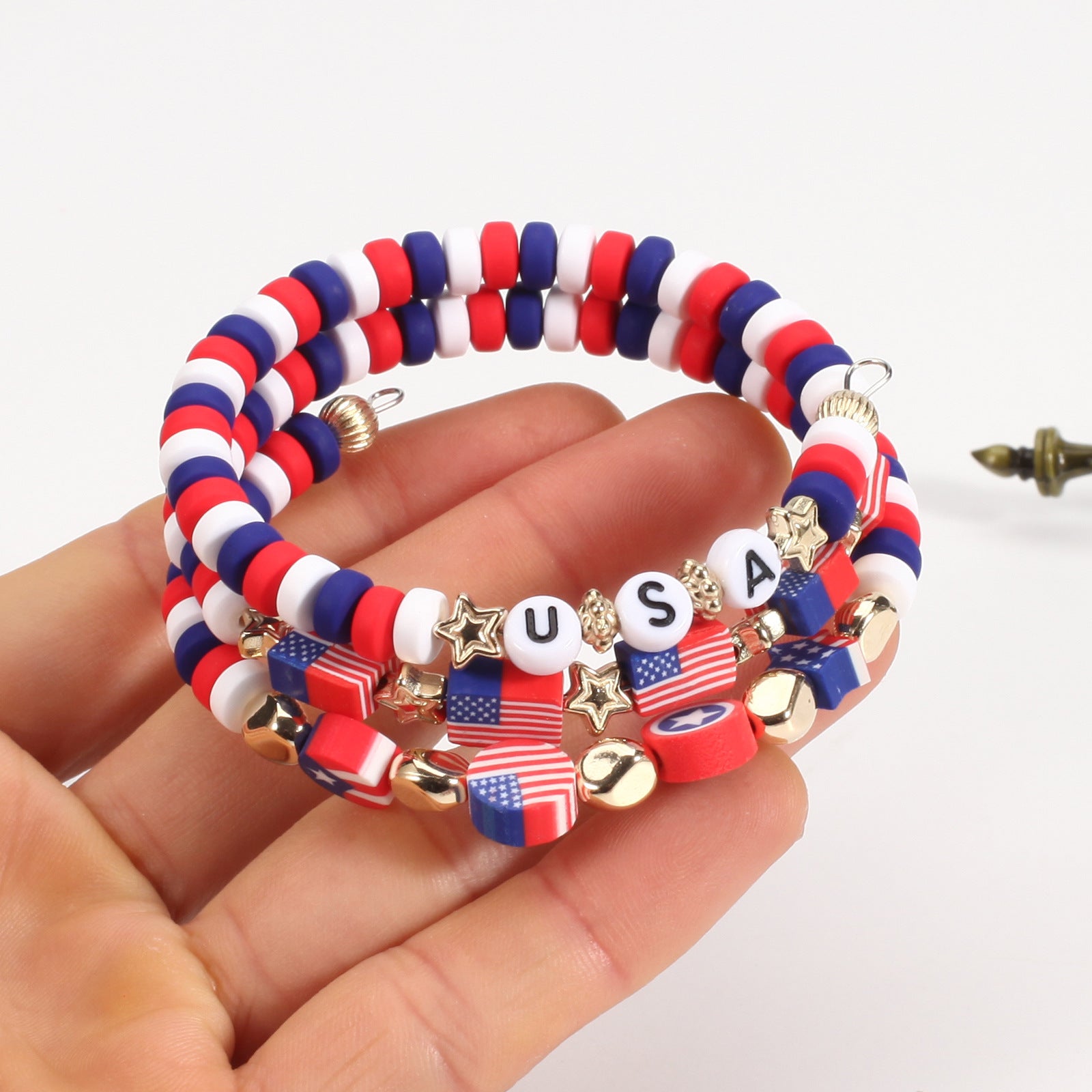 Flag Beaded Bracelet - product image 17